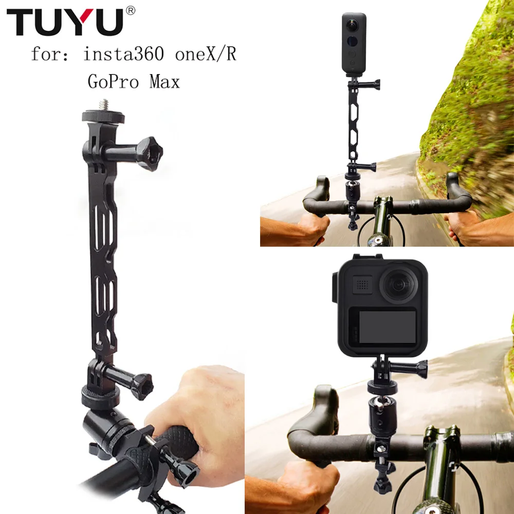 Подставка для мотоцикла и велосипеда TUYU Insta360 ONE X /EVO из алюминиевого сплава камеры