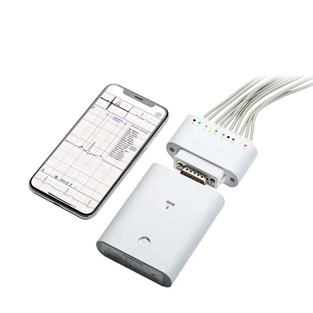

Simultaneous 12 channel BLE 4.0 iPad ECG electrocardiogram test machine