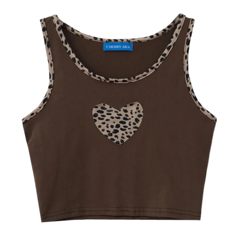 Пикантные женские укороченные топы JMPRS Модные леопардовые хлопковые эластичные