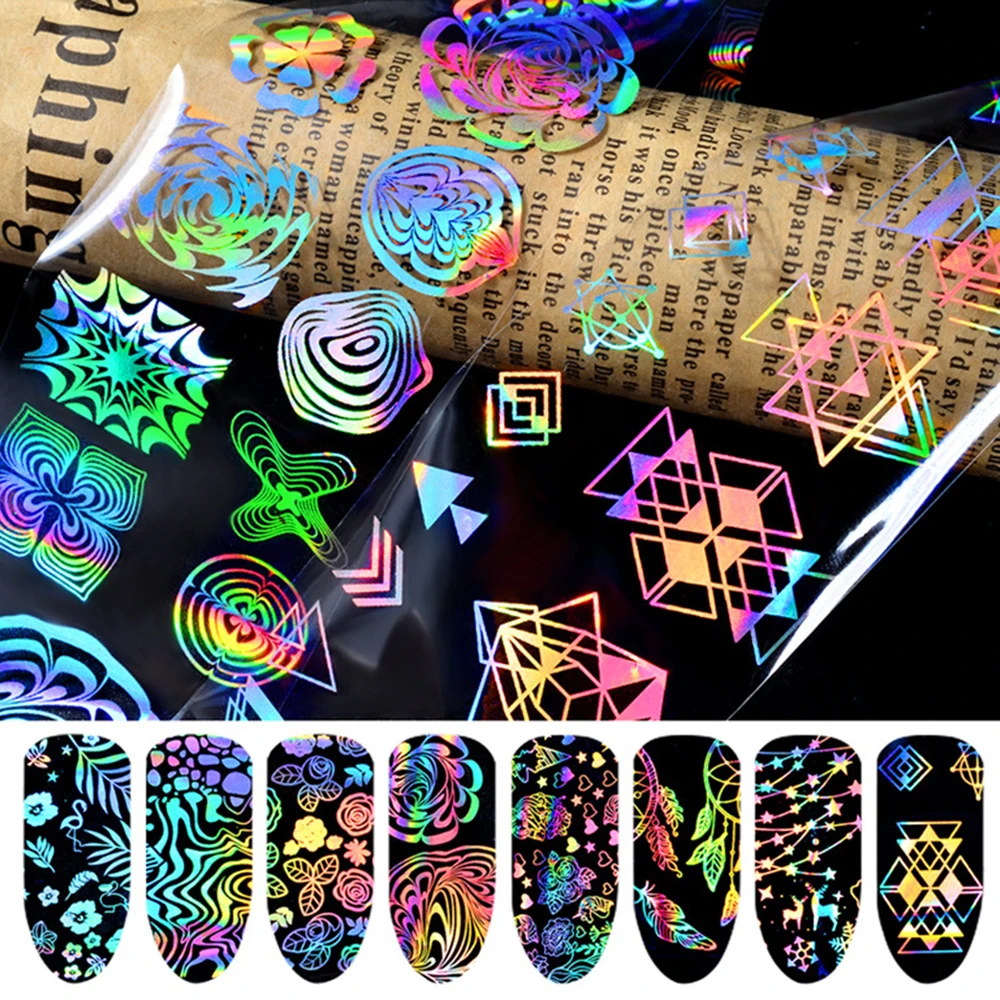 Звездный стикер для ногтей термопереводная аппликация симфоническая бумага со