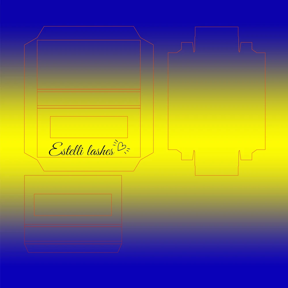 Оптовая продажа накладных ресниц упаковочная коробка коробки для упаковка с