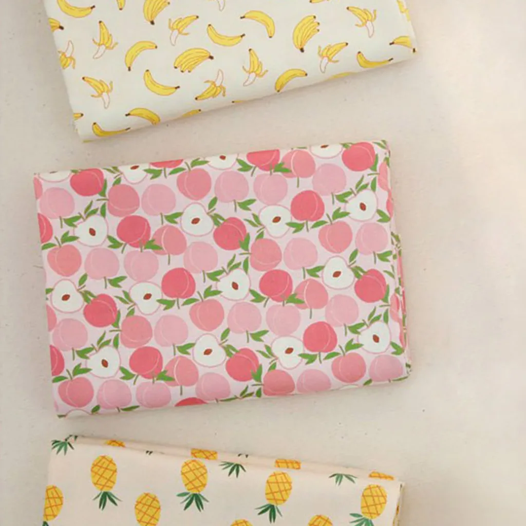 2020 DIY Hand Stitched Children's Cotton Printed Small Floral Red Handkerchief 6pcs Handmade supplies clothing sewing fabric | Дом и сад