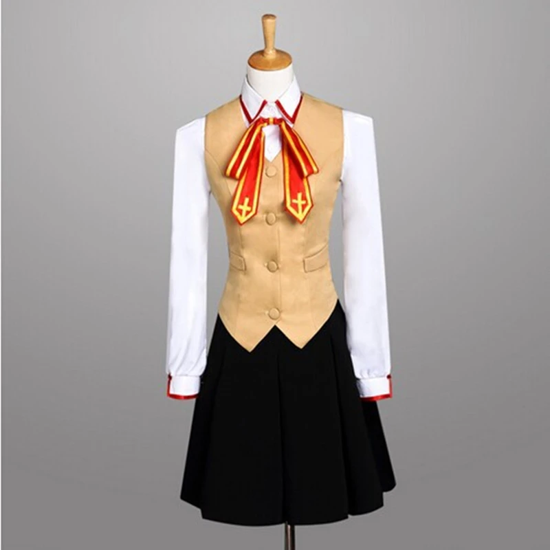 В наличии! Школьная форма для косплея Фэйт/кэзи тохака Рин идеально подходит вас!