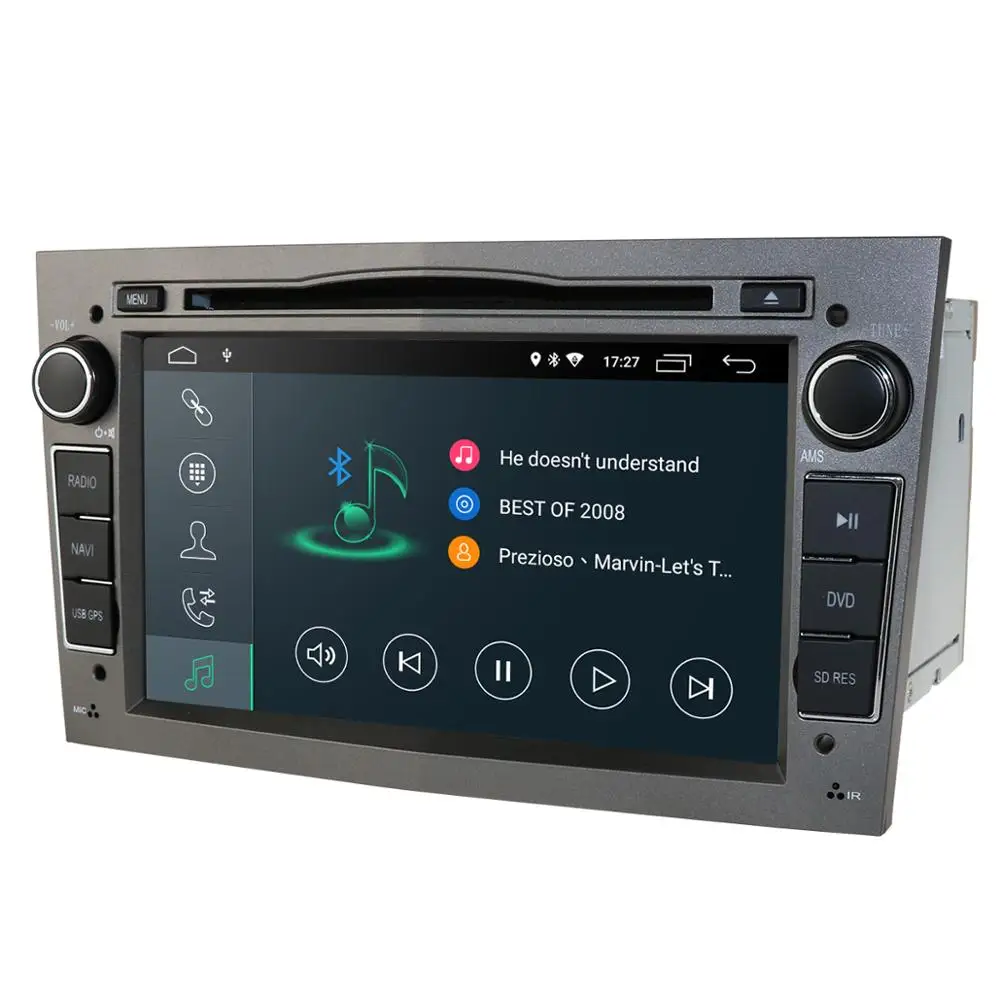 Автомобильный DVD-плеер 2DIN Android 10 1024X600 7 дюймов GPS для Opel Astra h g Zafira B Vectra C D Antara |