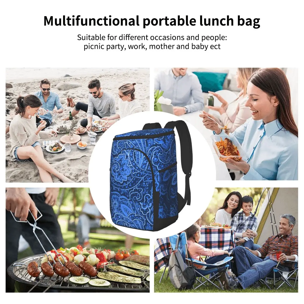 

Thermal Backpack Waterproof Thickened Cooler Bag Large Insulated Bag Picnic Cooler Backpack Refrigerator Bag Abstract Background