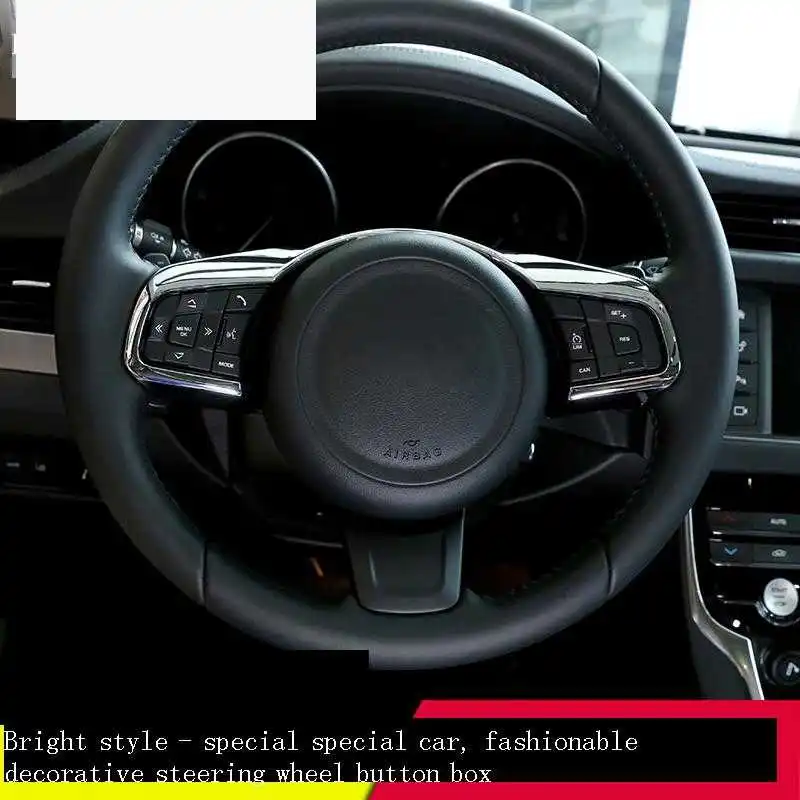 

Voiture Auto Oto Aksesuar Automotive Decoration Interior Accessories Car Sticker Steering Wheel FOR Jaguar F-PACE XE XF XFL