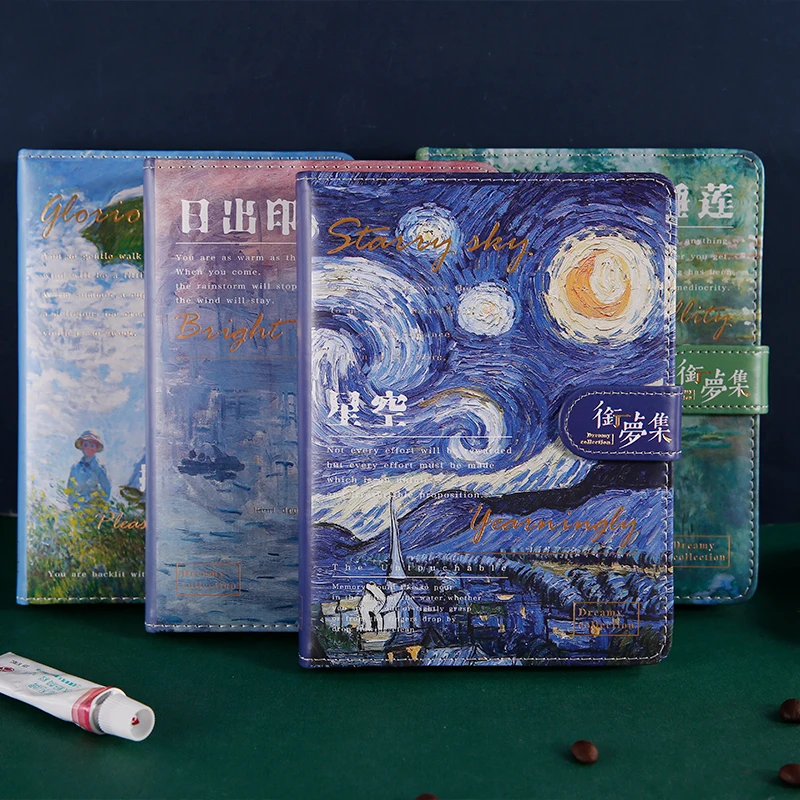 

Van Gogh Painting Series notebook planner Sketchbook Notepad Office Stationery Diary notebooks