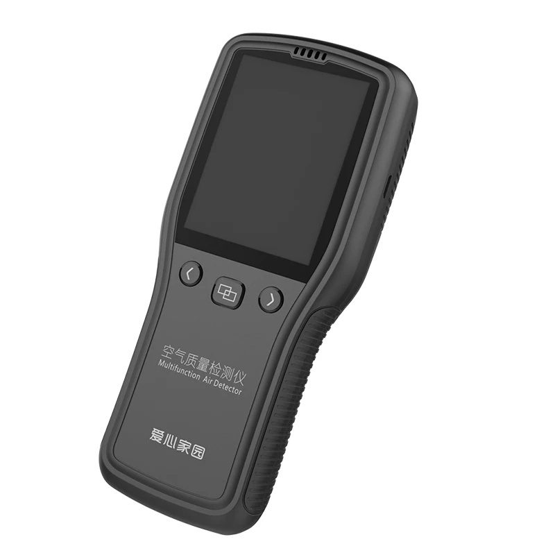 PM2.5 Detector Air Quality Monitor Digital Testing Appliance For Supervising Formaldehyde TVOC PM10 HCHO Black | Инструменты