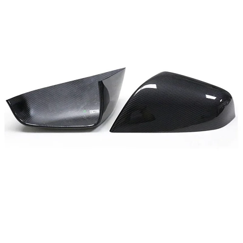 

Car Dry Carbon Fiber Side Mirror Cover for Tesla Model S -2020 Rear View Mirror Cover Trim Accessories,Bright Color