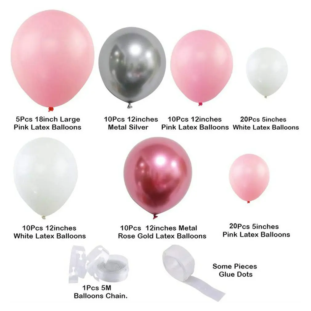 

Macaron Balloon Chain Set Valentine's Day Birthday Wedding Decoration Balloon DIY Romantic Wedding Balloon