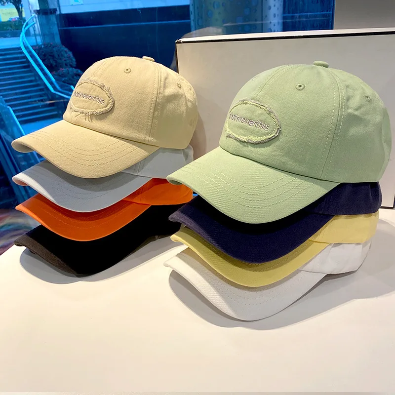 

unisex couple hats fashion cotton baseball cap embroidery soft hat men and women sun hat gorras