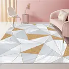Роскошный современный ковер в скандинавском стиле, большой ковер для гостиной с 3D принтом, абстрактный красочный, цвета розового золота, для спальни, кухни, может быть в полной комплектации
