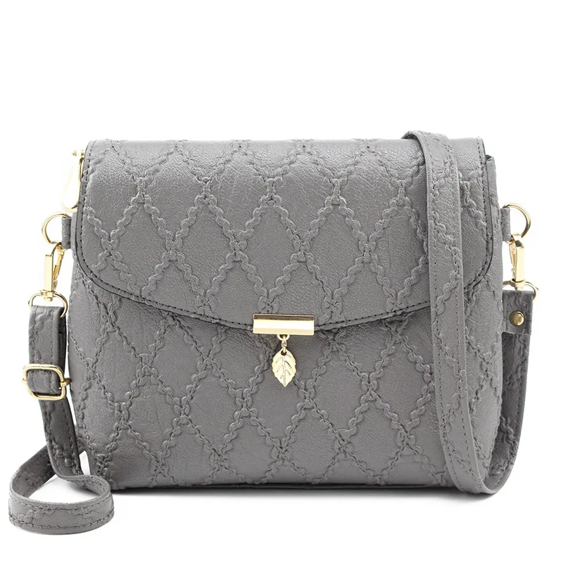 

2021 New Luxury Designer Crossbody Leather Vintage Fashion Ladies Shopper Mahjong Plaid Big Handbags XBO12