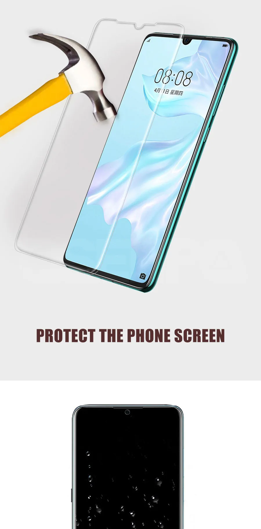 Закаленное стекло 9H для huawei P30 lite P20 Pro P10 Lite Plus, Защитное стекло для huawei P Smart