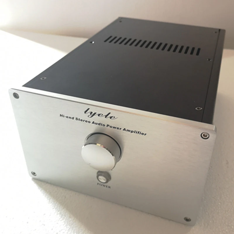 

All-aluminum Power Amplifier Chassis Preamp Case X2012 Amplifiershell Audio Box Power Enclosure DIY 200*120*309MM