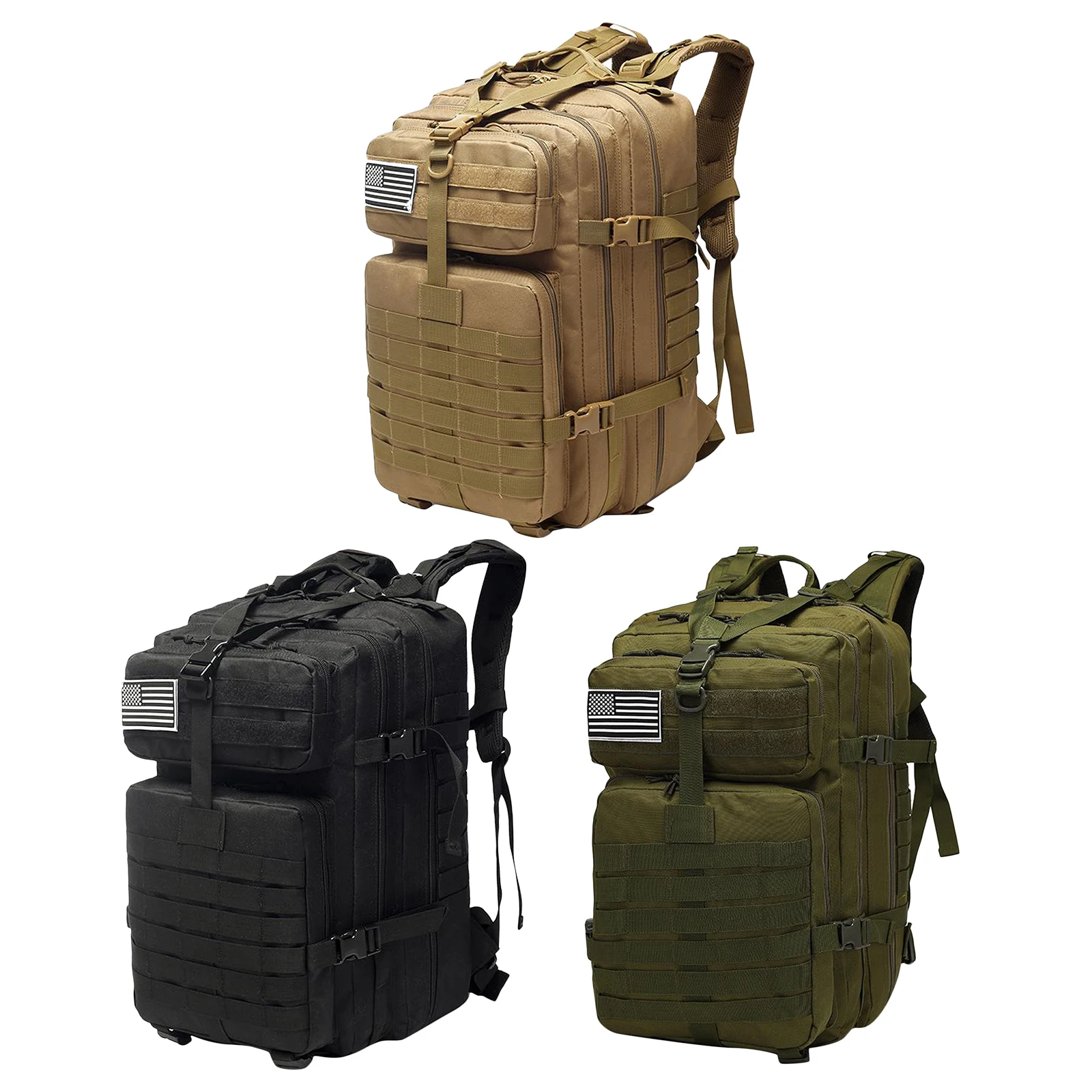 

Waterproof Military Tactical Pack Sports Backpack Camping Outdoor Travel Bag 50L