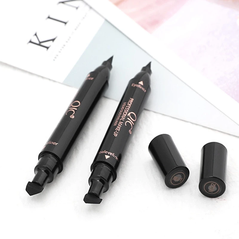 

Eyeliner Pen Stamp Liquid 2 Pencil Makeup Stamps Seal In1 Stamp Eyeliner Pencil Waterproof Eyeliner Quick Dry