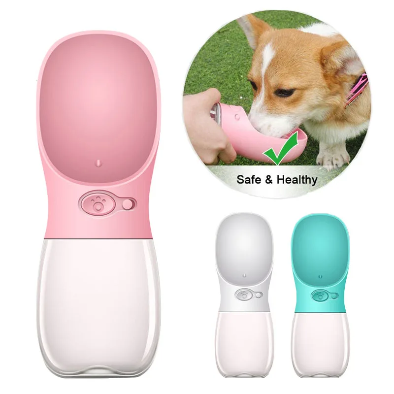 Портативная бутылка для воды собак поилка маленьких и больших питомцев уличная