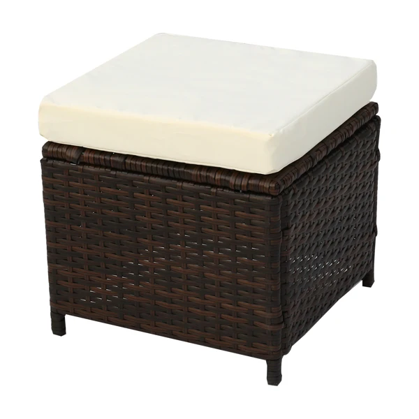 

9-Seater Rattan Furniture Outdoor Sofa Dining Table With Free [USAREADYSTOCK]