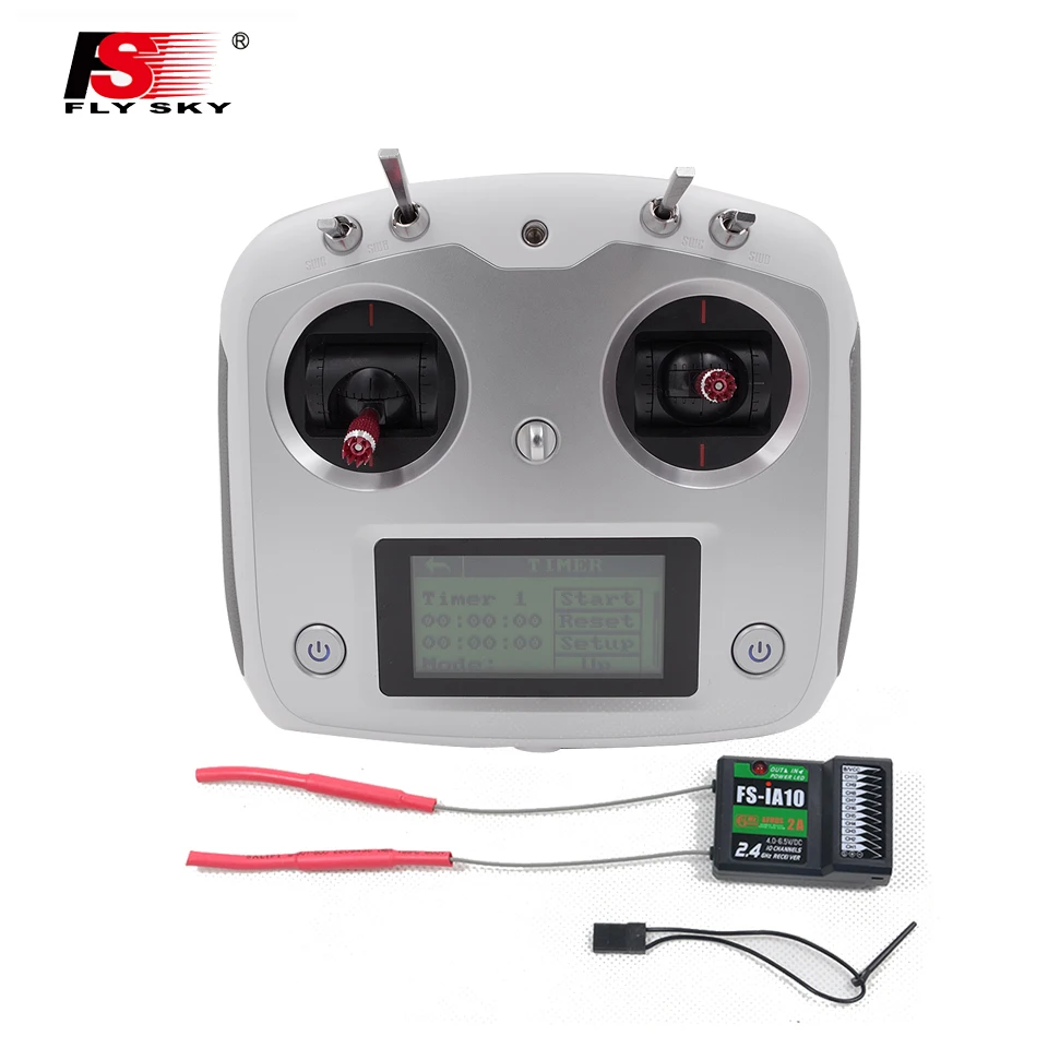 Flysky FS I6S 10CH/6CH 2 4G RC контроллер передатчика с iA6B/FS IA10B приемник для