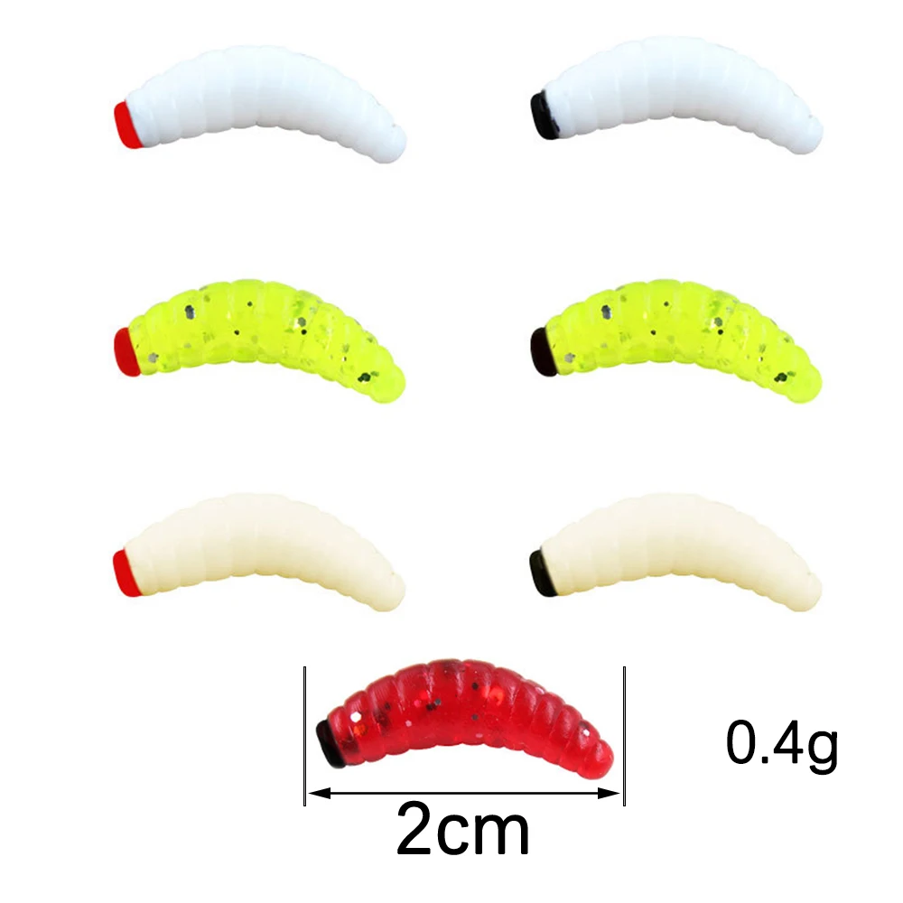 Приманка для рыбалки с реалистичным запахом рыбы Красные мягкие приманки-червяки 35 мм-75 мм Черви Силиконовые искусственные приманки 20-100 шт.