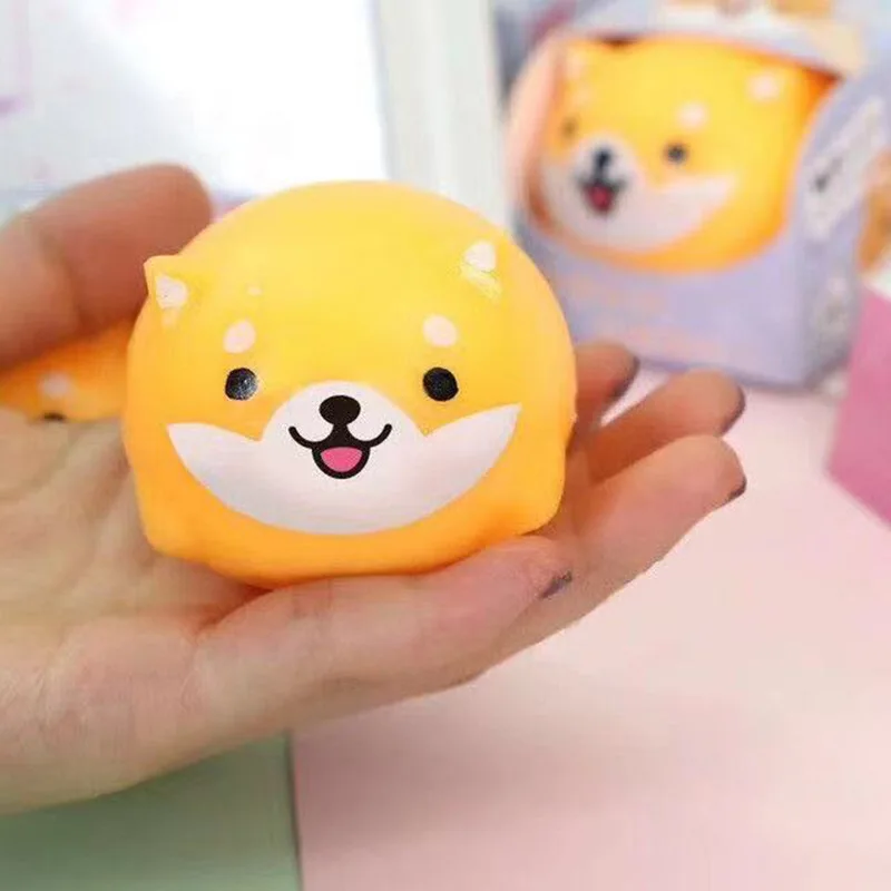 

Decompression Artifact Cute Shiba Inu Pinch Decompression Vent Toy Kawaii And Cute Antistress Squishy Ball Creative Fidget Toys