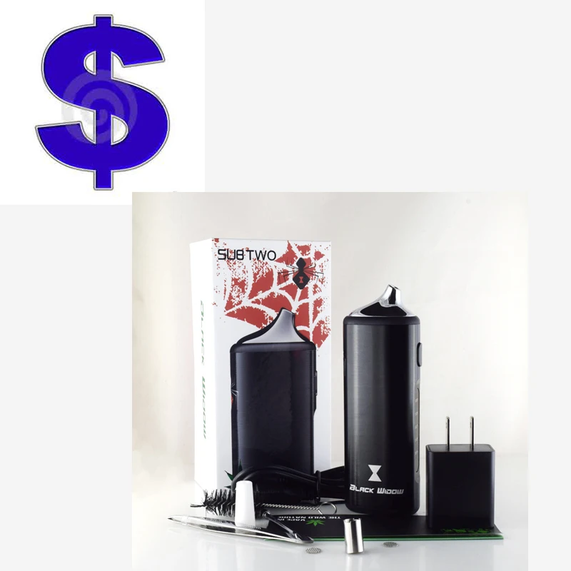 

USD for Black widow Dry Herb Vaporizer Kit Vape pen E Cig vapor VS Black Mamba E Cigarette box mods