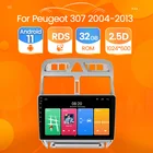 Автомобильный мультимедийный плеер, 2din, 2 Гб ОЗУ, 32 Гб ПЗУ, Android 11, для Peugeot 307, 307CC, 307SW, 2002-2013, автомобильное радио, навигация, GPS, автомобильное радио