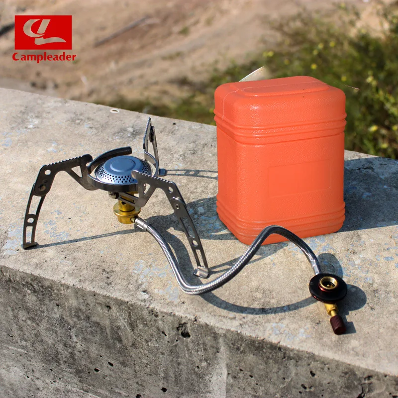 Ветрозащитная газовая горелка для кемпинга портативная кемпинговая плита