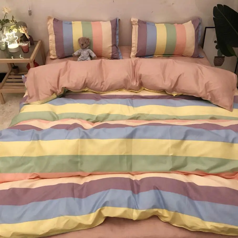 Комплект постельного белья из полиэстера и хлопка с пододеяльником 220 х240 | Дом