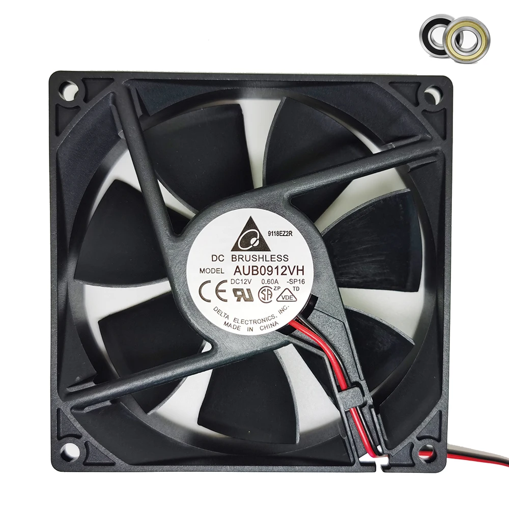 NEW Original for delta AFB0912VH = AUB0912VH 9225 12V 0.60A 2-wire axial cooling fan Double ball