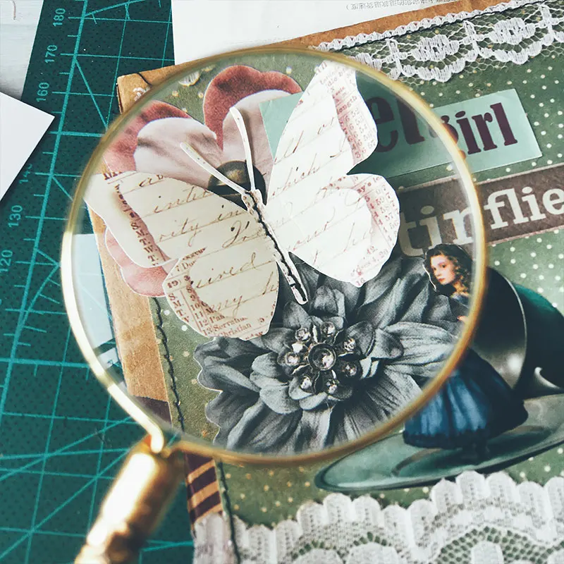 50 шт. маска с цветочным принтом в винтажном стиле мини-наклейки и наклейки для