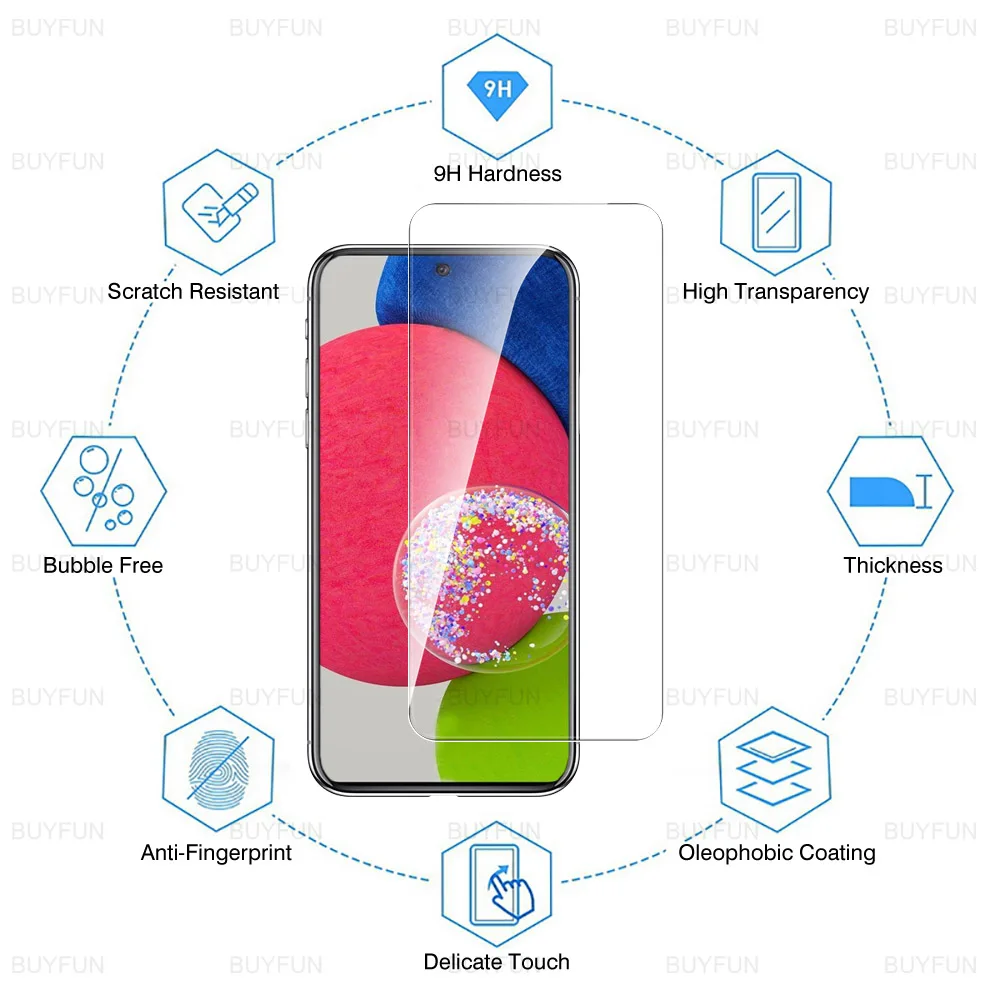 camera lens screen protector for samsung a52s 6 5inch full cover hd safety tempered glas for samsung galaxy a53 a33 a73 a23 5g free global shipping