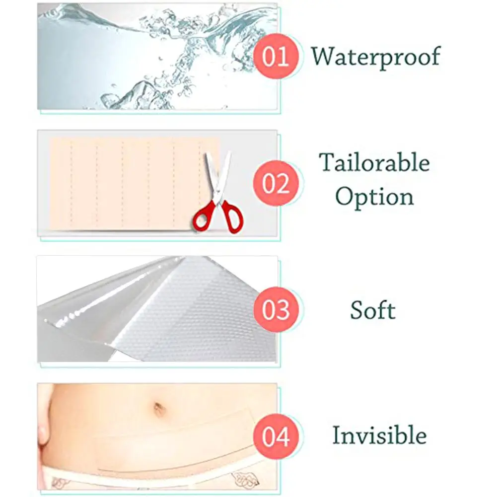 

Scar Gel Silicone Single Piece Scar Sticker Medical Grade Scar Sticker Waterproof Outdoor Band Aid For Outdoor Camping Hiking
