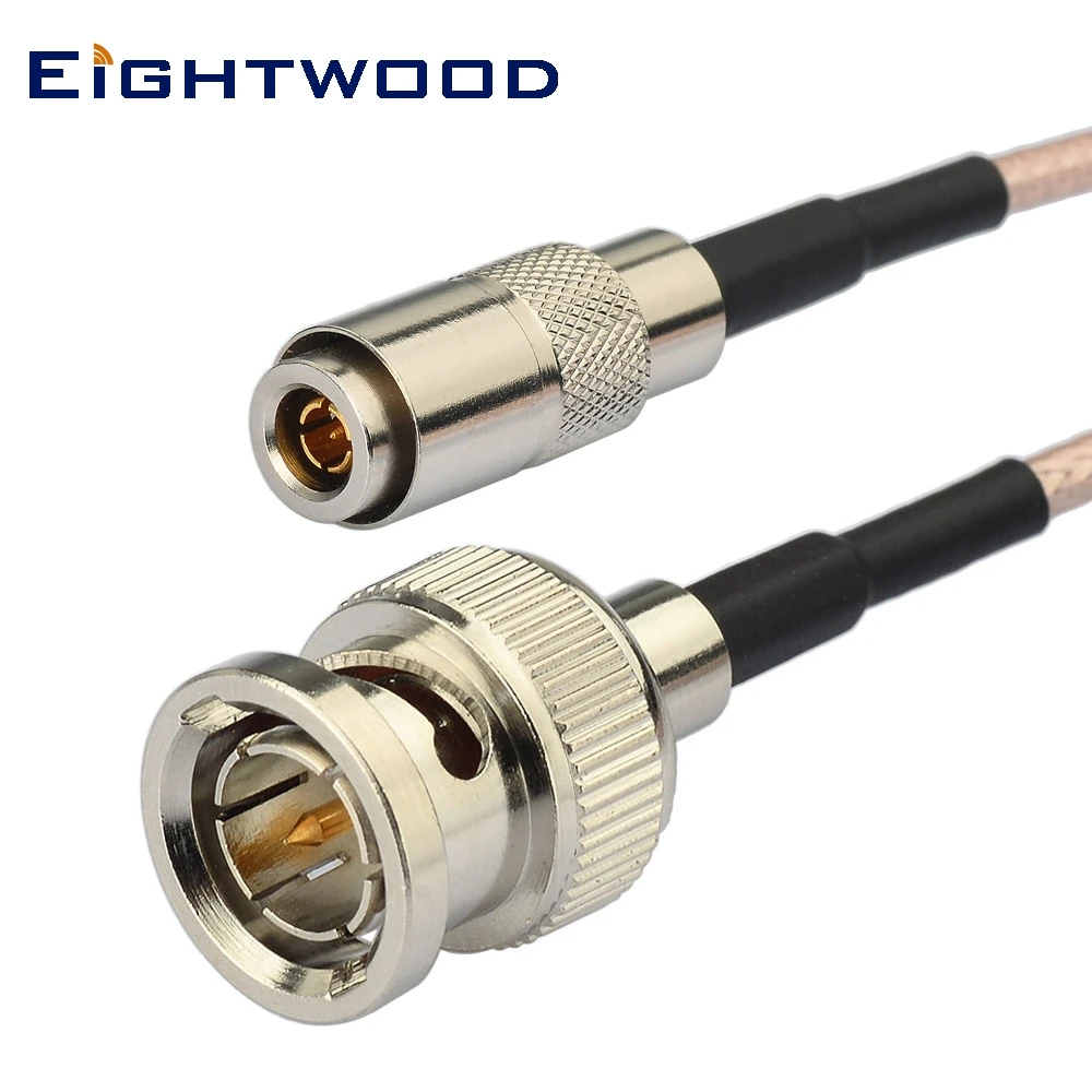 Eightwood 3G/HD SDI Кабель BNC папа к DIN 1 0/2 3 мужской разъем обжимной RG179 коаксиальный кабель