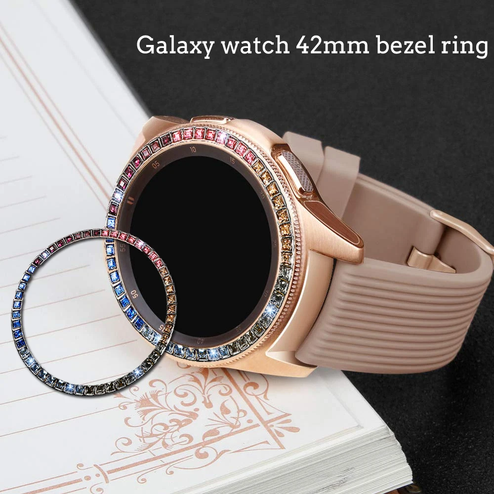 Защитное кольцо с бриллиантами для Samsung Galaxy Watch 4 42 мм | Наручные часы