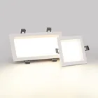 1 шт. Dimmable Панель Встраиваемый светодиодный светильник 12 Вт, 18 Вт, 24 Вт, 30 Вт квадратный Светодиодный точечный светильник светодиодный потолочный светильник AC110V 220V