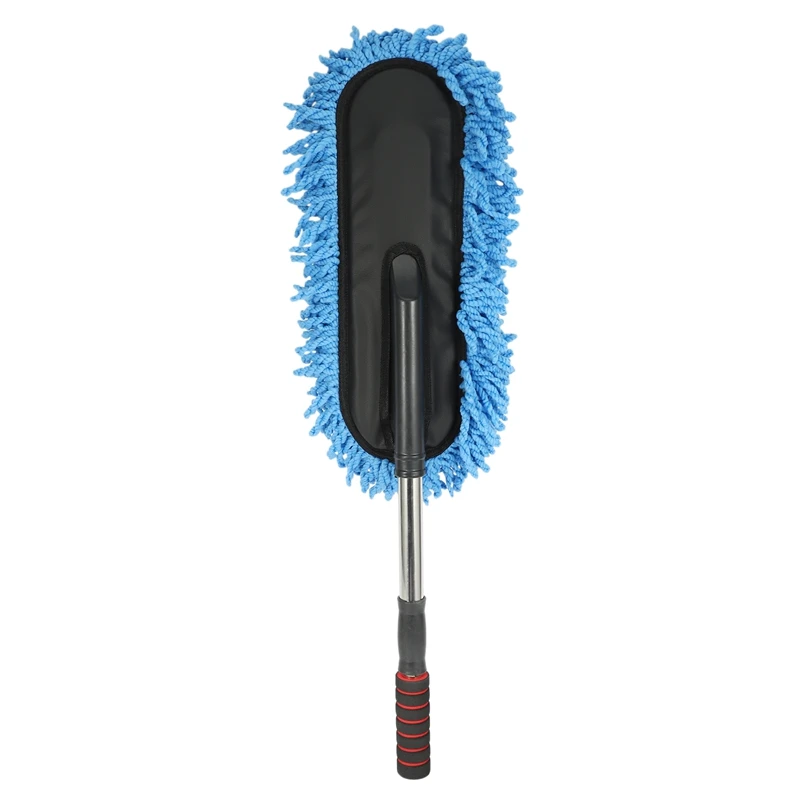 

Car Wash Cleaning Brush Duster Dust Wax Mop Microfiber Telescoping Dusting Tool With Adjustable Long Handle