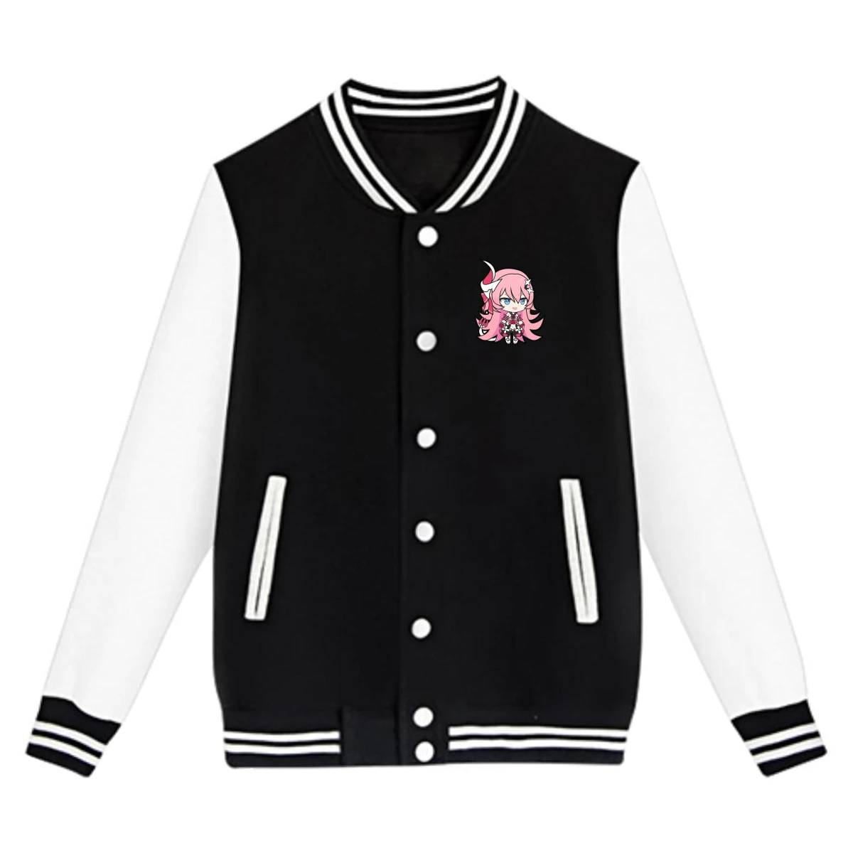 

Куртка-Униформа бейсбольная свободного покроя в стиле хип-хоп