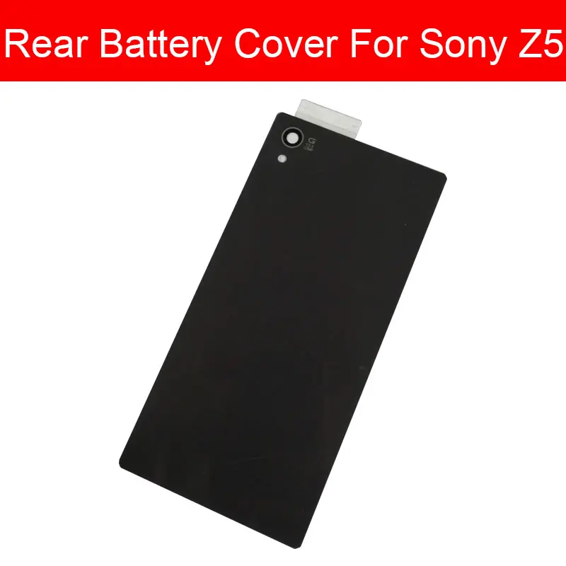 Задняя крышка батарейного отсека стеклянная для Sony Xperia Z5 E6653 E6683 E6633 E6603 Двойная