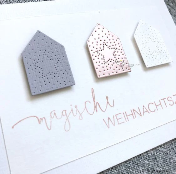 Mmao ремесла Металлические Стальные режущие Штампы Сердце пентаграмма звезда дом