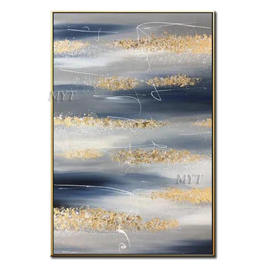 

Free Shipping Handpainted Pictures Artwork Abstract Oil Painting on Canvas Art Wall Picture For Living Room Home Decor Frameless