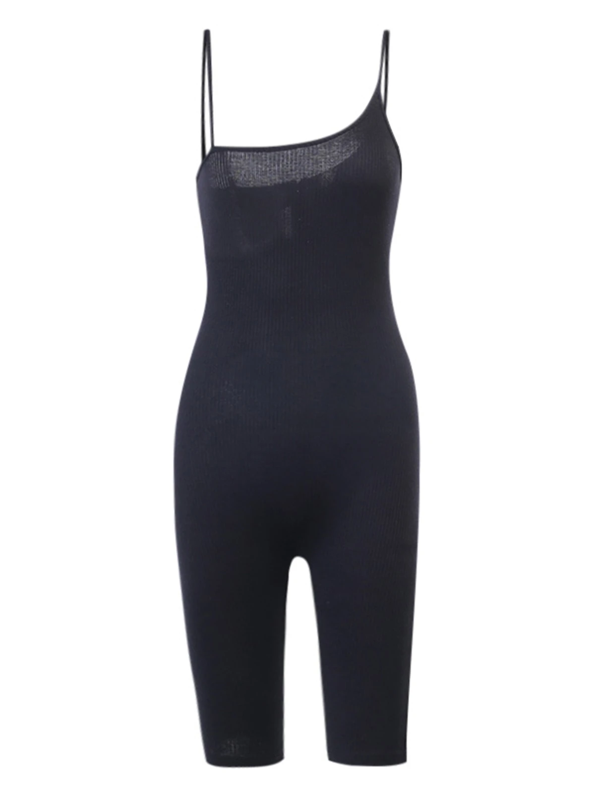 

Womens Sexy Suspender Jumpsuit Fashion Solid Color High Waist Shorts Playsuits Summer New Slimming Jumpsuit Romper