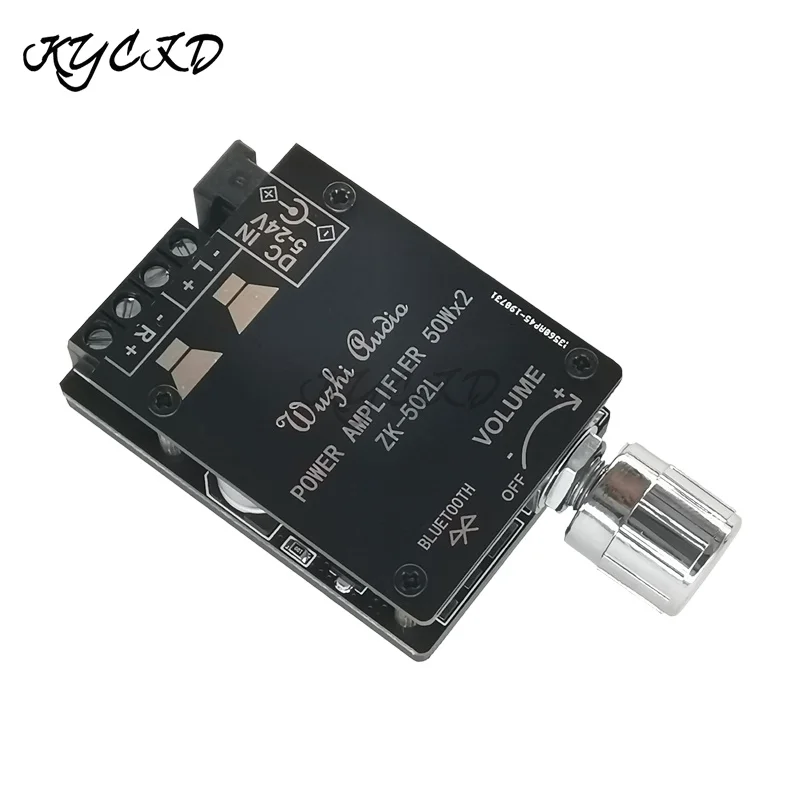 DC5-24V ZK-1002 1002L 502C 502L HIFI Wireless Bluetooth 5 0 Digital Power Audio AMP Board TI TPA3116 100WX2 стерео домашний