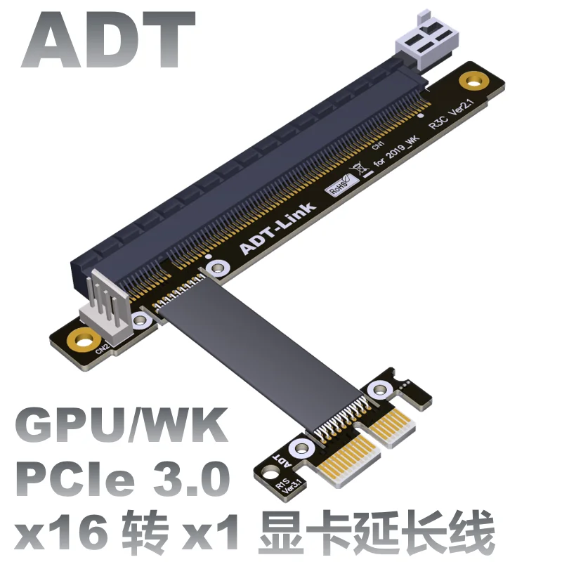 

Gen3.0 PCIe Riser Card 1x to 16x Adapter No need USB , PCI-E x1 x16 GPU Riser Adapter for Bitcoin Mining NVIDIA AMD Card