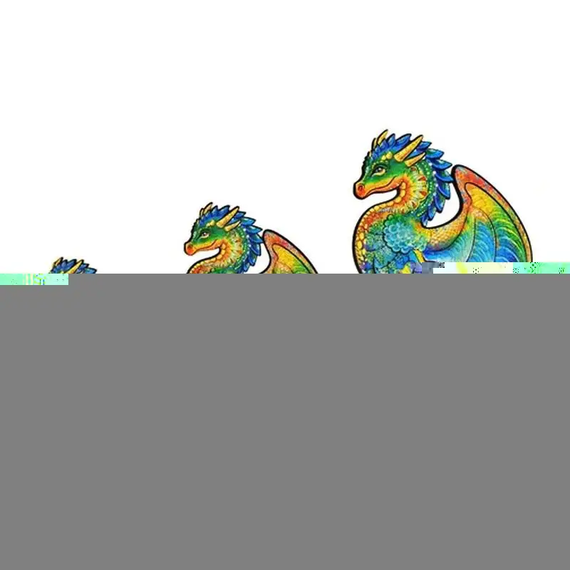 

Wooden Puzzle Assembled Building Blocks Puzzle Dragon Adult Toy Design Toy Kids Gift Creative Blocks Board Handmade Gifts G6P5