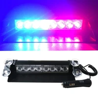 8 led strobe police light 12v 8w car truck motorcycle flashing emergency warning rear tail brake stop led lights lamp