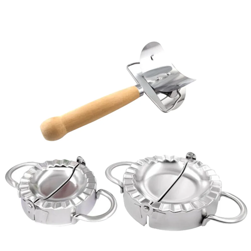 

3pcs Stainless Steel Manual Dumpling Molds Dumpling Makers (Assorted Color)