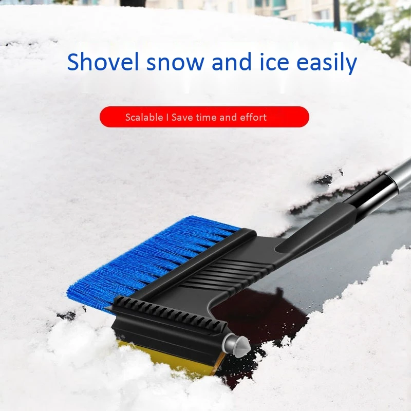 

NEW-Automobile Retractable Snow Removal Shovel Automobile Windshield Snow Scraper