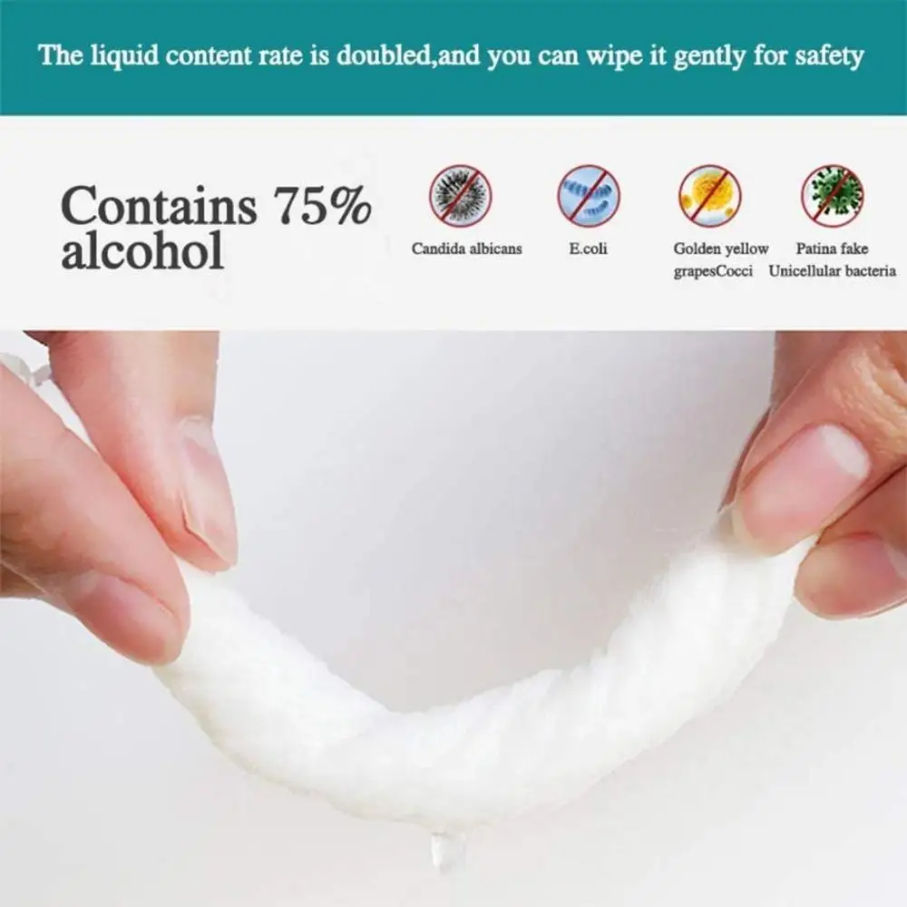 10 штук упак. одноразовые спиртовые салфетки стерилизация портативные